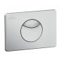 Villeroy & Boch ViConnect Dual Button Toilet Flush Plate - Brushed Chrome