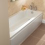 Vitra Optima Single Ended Rectangular Acrylic Bath