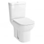 Vitra S20 Close Coupled Toilet Open Back Push Button Cistern - Standard Seat