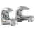 AKW Denova Lever Bath Taps Pair - Chrome