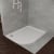 April Stone Resin 45mm Offset Quadrant Shower Tray