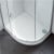 April Stone Resin 45mm Offset Quadrant Shower Tray