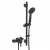 Bristan Onza Thermostatic Exposed Mixer Shower with Shower Kit - Black