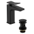 Bristan Tangram Eco Start Basin Mixer Tap with Clicker Waste - Black