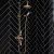 Burlington Avon Thermostatic Triple Exposed Mixer Shower with Shower Kit and 9 Inch Fixed Head - White/Gold