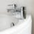 Carron Dove Acrylic Offset Corner Bath 1550mm x 950mm