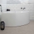 Carron Monarch Double Ended Corner Bath 1300mm x 1300mm - 5mm Acrylic