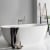 Clearwater Formoso Grande Clear Stone Freestanding Bath 1690mm x 800mm - Matt White