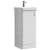 Delphi Direction Floor Standing 1-Door Vanity Unit with Basin 400mm Wide - Gloss White