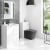 Delphi Halite Floor Standing 2-Door Vanity Unit with Basin 600mm Wide - White