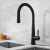 Delphi Jema Pull Out Spout Single Lever Kitchen Sink Mixer Tap - Black