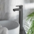 Deva Amio Tall Basin Mixer Tap Deck Mounted - Matte Black