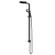 Deva Aurajet Aio Manual Exposed Mixer Shower with Fixed Head and Handset - Matt Black