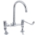 Deva Bridge Kitchen Sink Mixer Tap 6 Inch Lever Handles Chrome