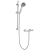 Deva Coniston Cool Touch Thermostatic Bar Shower with Slide Rail Kit - Chrome