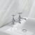 Deva Coronation Basin Taps Pair - Chrome