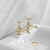 Deva Coronation Basin Taps Pair - Gold