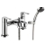 Deva Ethos Pillar Mounted Bath Shower Mixer Tap - Chrome