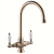 Deva Georgian Mono Kitchen Sink Mixer Tap Bronze