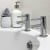 Deva Insignia Bath Taps Pair - Chrome