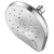 Deva Kaha Fixed Shower Head - Chrome