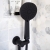 Deva Krome Shower Handset with Wall Bracket - Matte Black