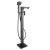 Deva Satinjet Wai Floor Mounted Bath Shower Mixer Tap - Matt Black