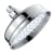 Deva 6 Inch Traditional Shower Head with Swivel Joint Chrome