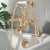 Deva Tudor Pillar Mounted Bath Shower Mixer Tap Gold