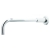 Deva Overhead Wall Mounted Shower Arm - Chrome