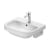 Duravit D-Code Rectangular Wall Hung Basin with Overflow 550mm Wide - 1 Tap Hole