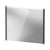 Duravit D-Code LED Bathroom Mirror 700mm H x 800mm W - Matt Graphite