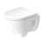 Duravit D-Code Compact Rimless Wall Hung Toilet - Soft Close Seat