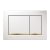 Geberit Sigma30 Dual Flush Plate - Polished White/Gold