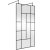 Hudson Reed Abstract Frame Wetroom Screen with Support Bars 1100mm Wide - 8mm Glass