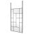 Hudson Reed Abstract Frame Wetroom Screen with Ceiling Posts 1200mm Wide - 8mm Glass