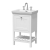 Hudson Reed Bexley Floor Standing Vanity Unit with 3TH Basin 500mm Wide - Pure White