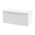 Hudson Reed Fluted Wall Hung 1-Drawer Vanity Unit with Worktop 800mm Wide - Satin White