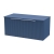 Hudson Reed Fluted Wall Hung 1-Drawer Vanity Unit with Worktop 800mm Wide - Satin Blue