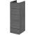 Hudson Reed Fusion Base Unit with 1 Drawer 300mm Wide - Anthracite Woodgrain