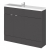 Hudson Reed Fusion Slimline 1000mm Combination Vanity and WC Unit