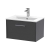 Hudson Reed Juno Wall Hung 1-Drawer Vanity Unit with Basin 2 600mm Wide - Graphite Grey