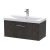 Hudson Reed Juno Wall Hung 1-Drawer Vanity Unit with Basin 3 800mm Wide - Metallic Slate