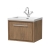 Hudson Reed Lille 600mm 1-Drawer Wall Hung Vanity Unit with Fireclay Basin