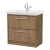 Hudson Reed Lille 800mm 2-Drawer Floor Standing Vanity Unit with Fireclay Basin