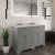 Hudson Reed Old London Floor Standing Vanity Unit with 3TH Grey Marble Top Basin 1200mm Wide - Storm Grey