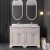 Hudson Reed Old London Floor Standing Vanity Unit with 1TH White Marble Top Basin 1200mm Wide - Timeless Sand