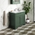 Hudson Reed Old London Floor Standing Vanity Unit with 1TH White Marble Top Rectangular Basin 1000mm Wide - Hunter Green