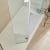 Pearlstone Slip-Resistant White 40mm Rectangular Walk-In Shower Tray