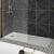 Pearlstone Slip-Resistant White 40mm Rectangular Walk-In Shower Tray